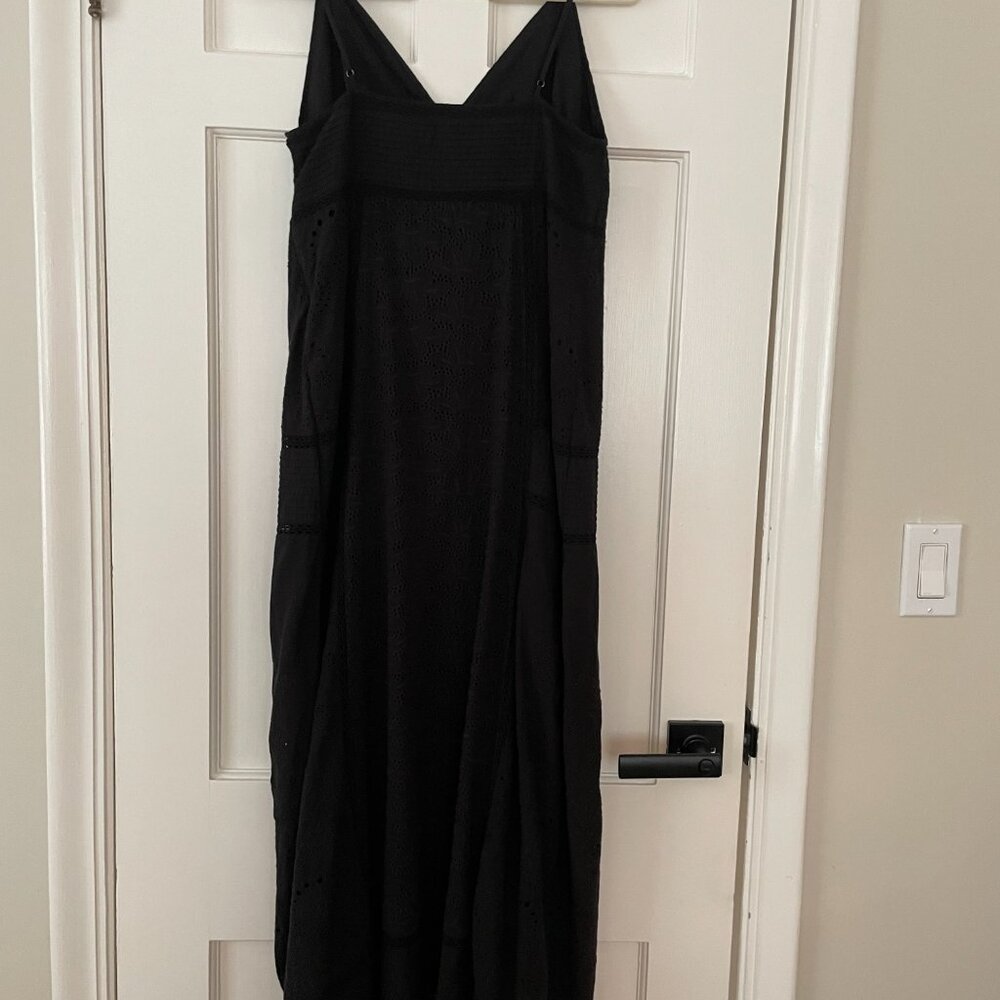 All Saints Dahlia Black Maxi Dress Size 8 NWOT - Picture 6 of 6